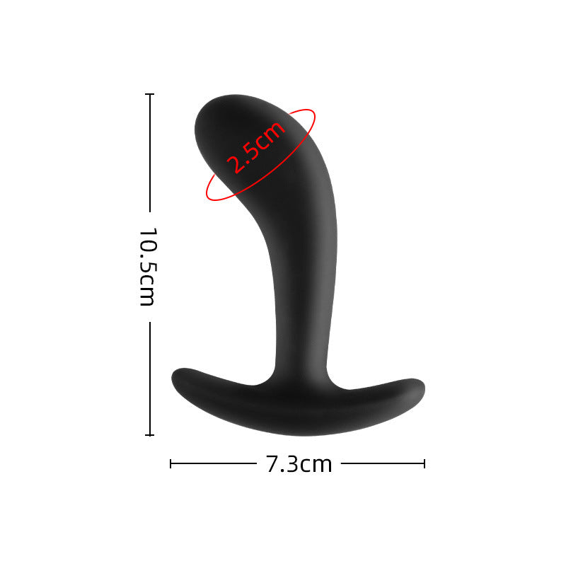 Anchor-shaped Silicone Anal Plug Thumb Stimulation Sex Toy For Outdoor Wear