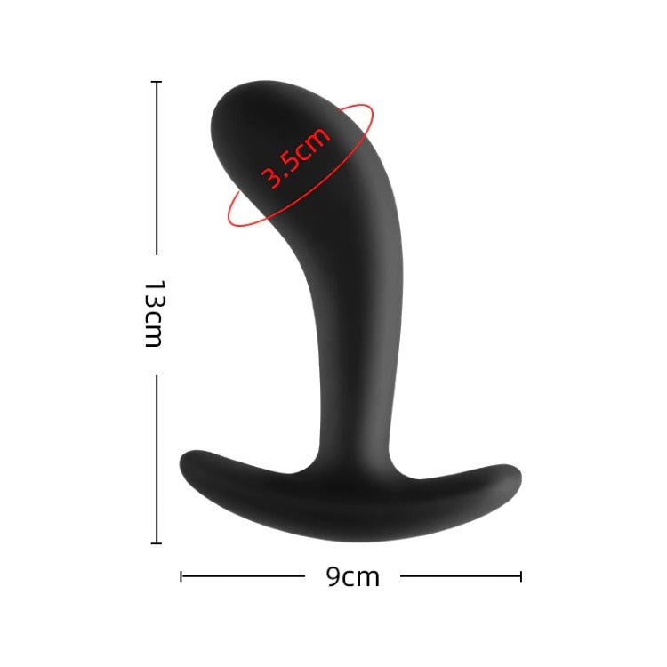 Anchor-shaped Silicone Anal Plug Thumb Stimulation Sex Toy For Outdoor Wear