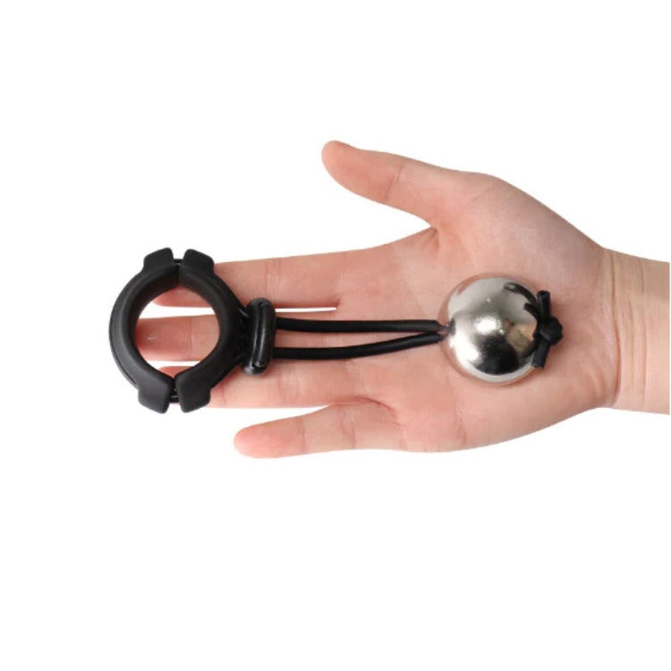 Male Penis Exerciser Weight-bearing Penis Ring Endurance Trainer Masturbation Device