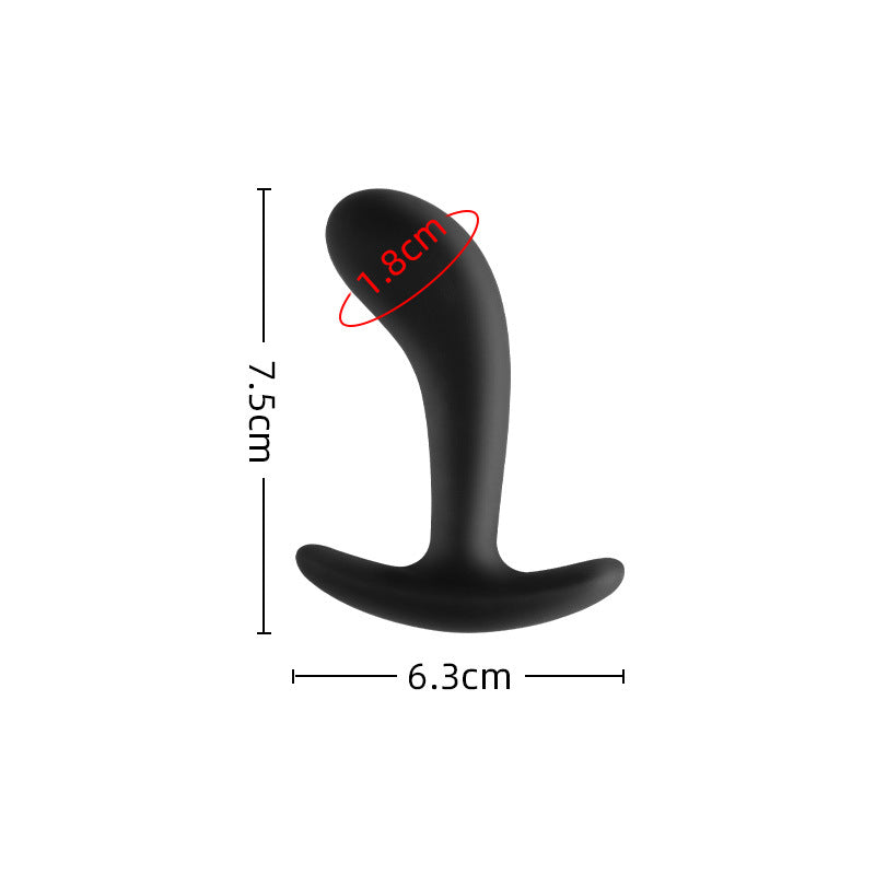 Anchor-shaped Silicone Anal Plug Thumb Stimulation Sex Toy For Outdoor Wear