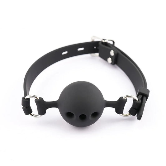 BDSM Foreplay Bondage Silicone Three-hole Big Mouth Ball Flirt Toy Adult Sex Toy